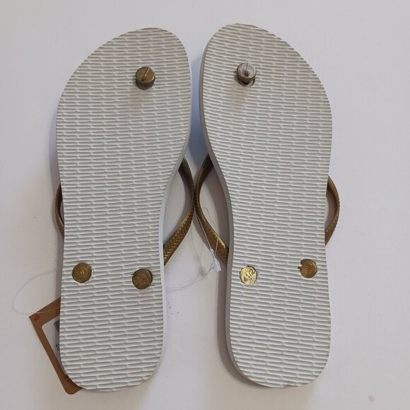 NWT Havaianas Floral Pineapple Flip Flops Size 11/12 Made In Brazil - Picture 5 of 5